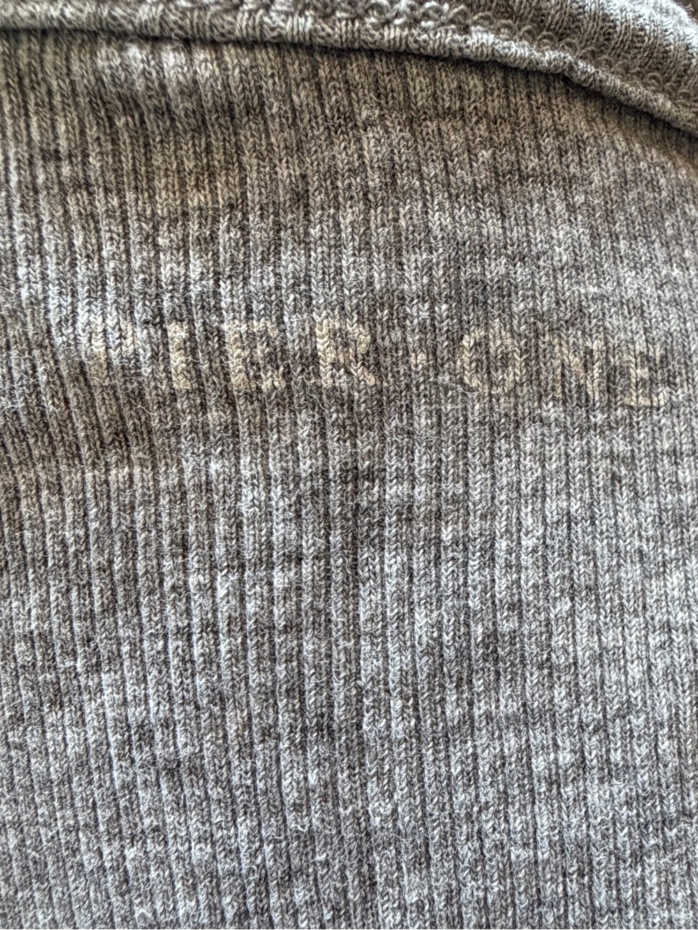 Pier One Basic Grey Ribbed Tank Top - Picture 3 of 3